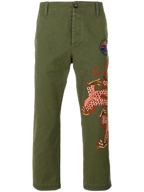 gucci jeans green|gucci pants ioffer.